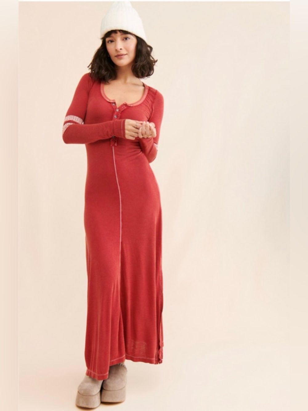 NWT: Free People Just Like Heaven Henley Dress - Picture 3 of 4